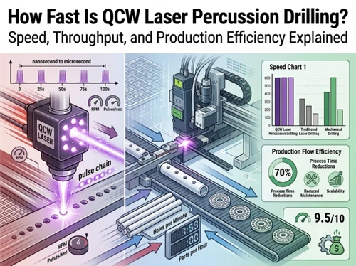 Pa mor Gyflym Yw Drilio Taro Laser QCW? Egluro Cyflymder, Trwybwn ac Effeithlonrwydd Cynhyrchu